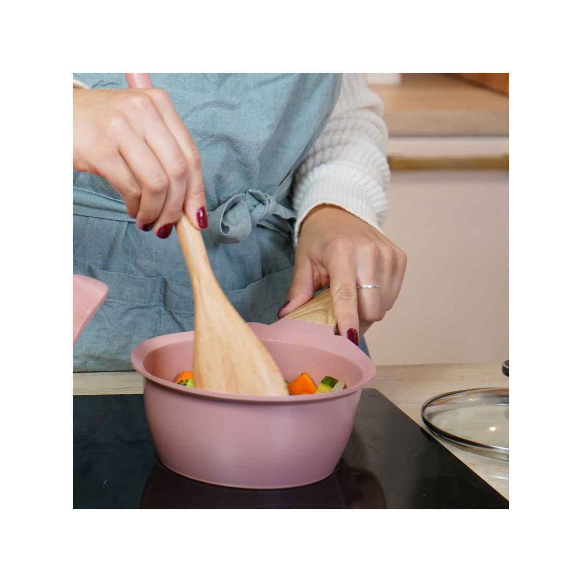 Casserole 16 cm - Marshmallow Pink - image 4