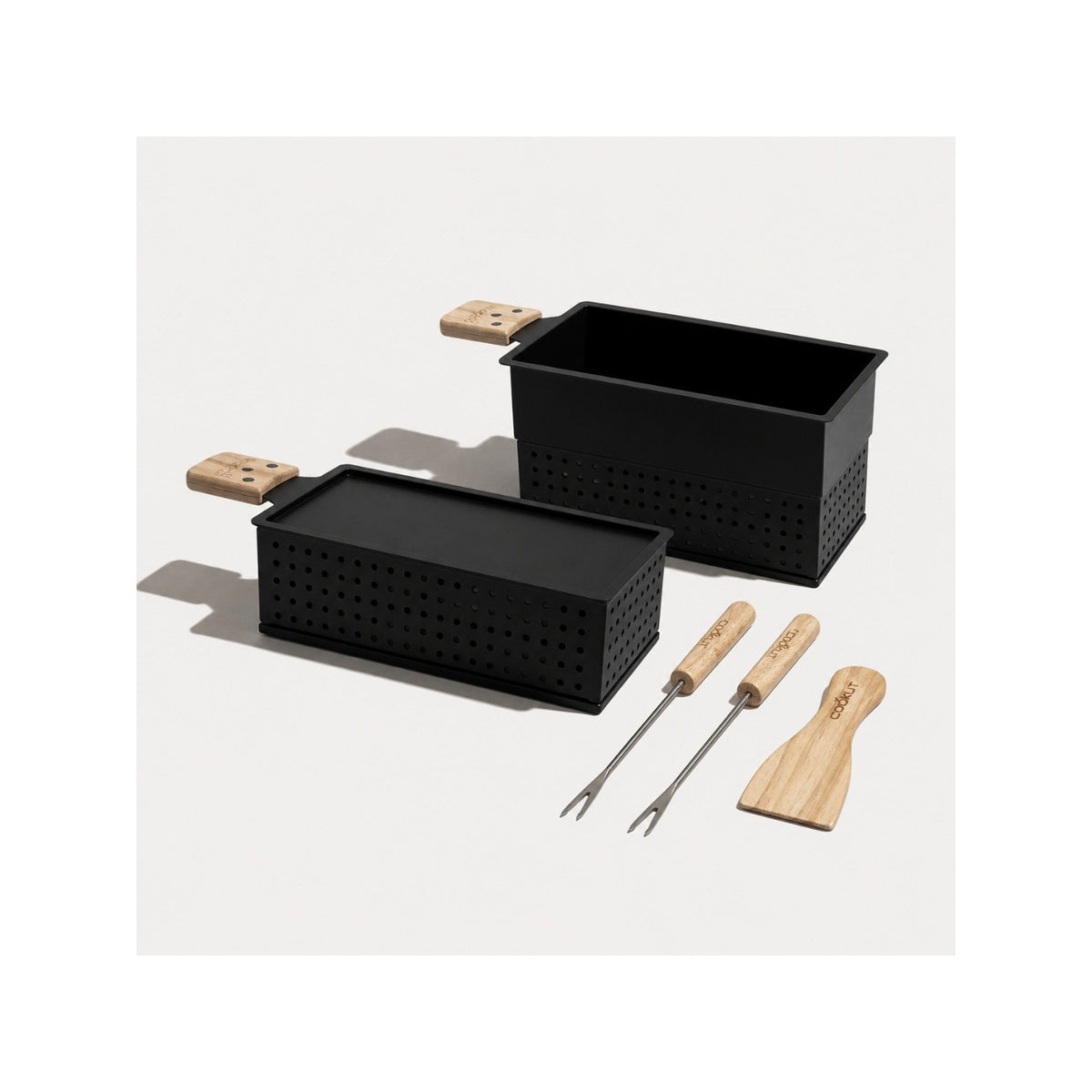 Coffret raclette et fondue à la bougie