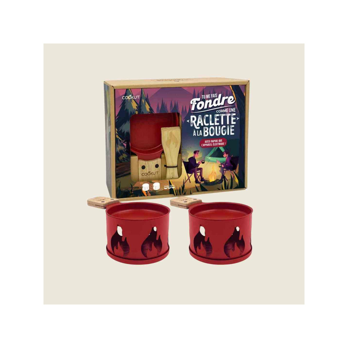 Coffret raclette à la bougie - You Make Me Melt