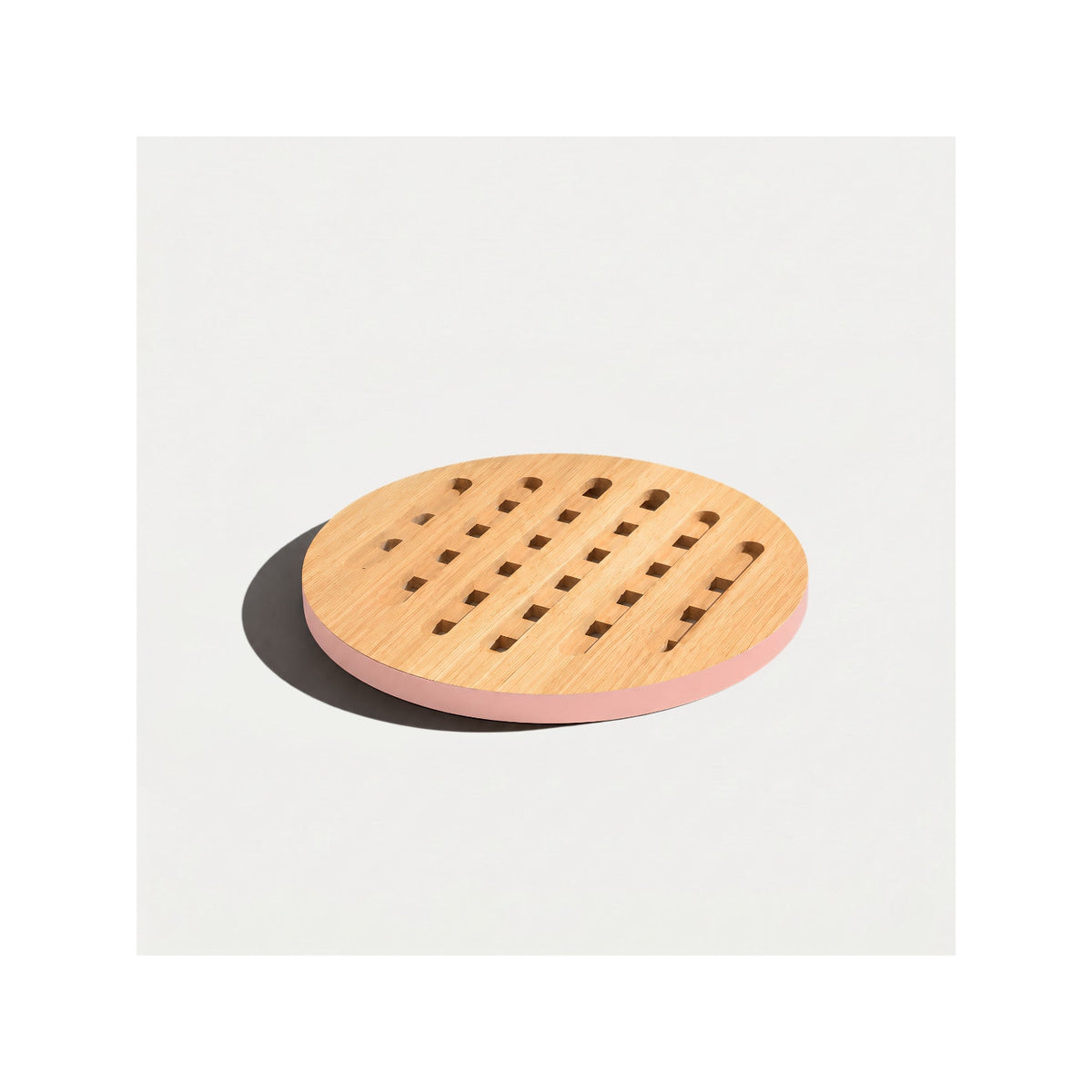 Dessous de plat en bambou - Marshmallow Pink