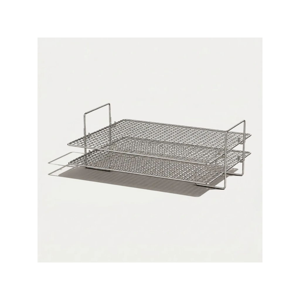 Double grille de cuisson du plat à four