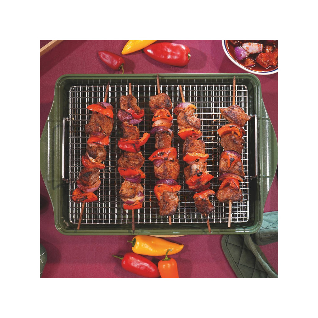 Double grille de cuisson du plat à four - image 4