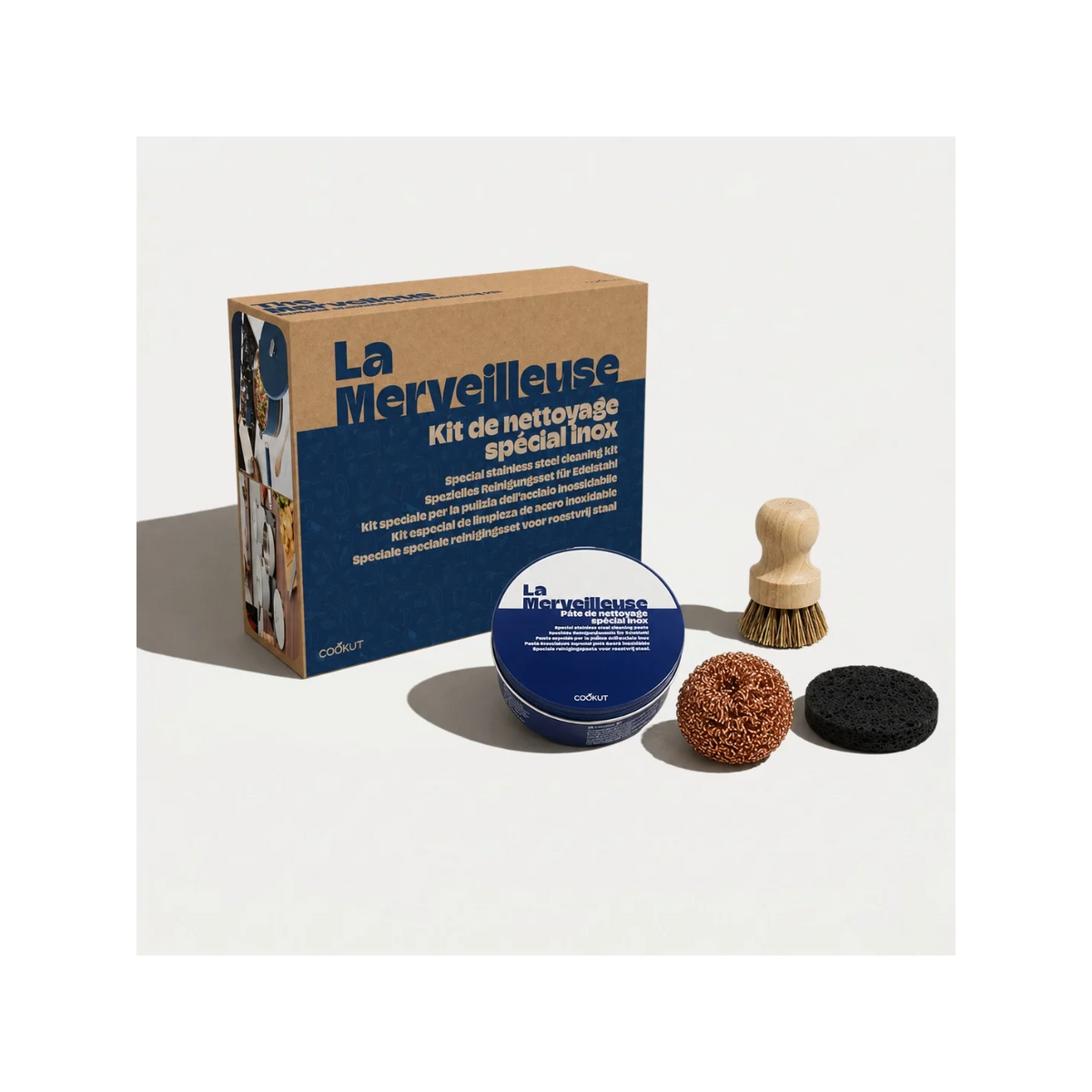 Kit de nettoyage pour l'inox