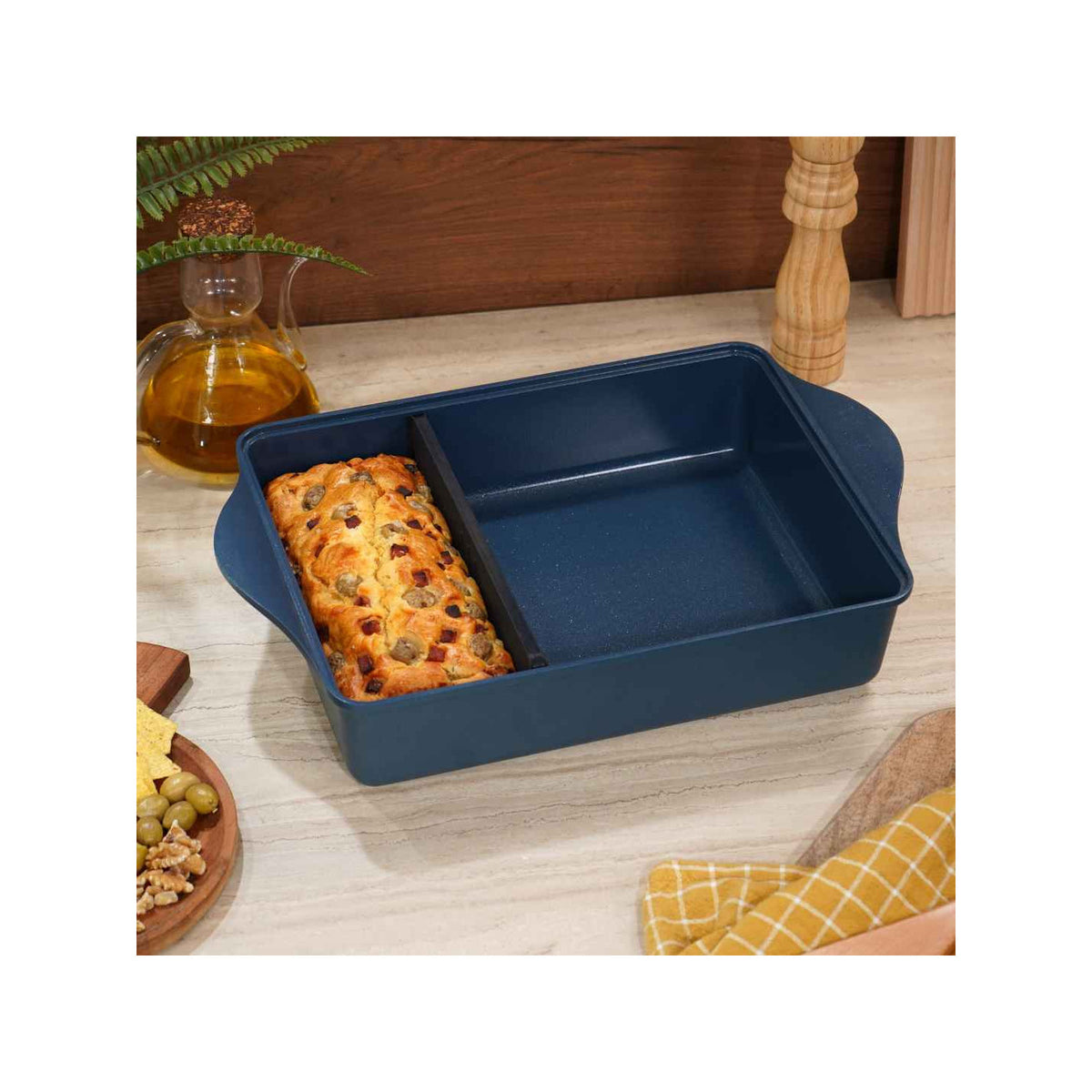 Le Formidable plat à four ajustable - Blueberry Blue / 40x27 cm - image 4