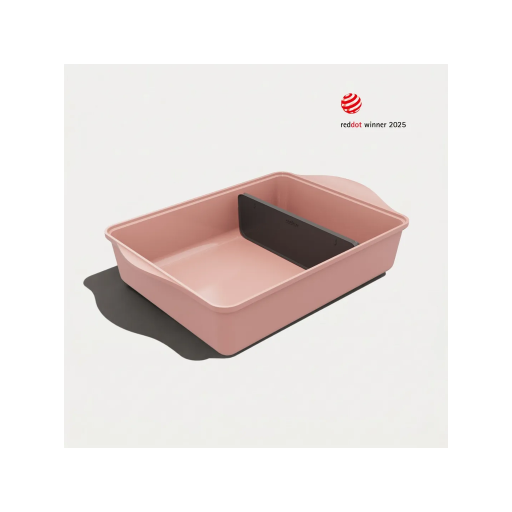Le Formidable plat à four ajustable - Marshmallow Pink / 40x27 cm