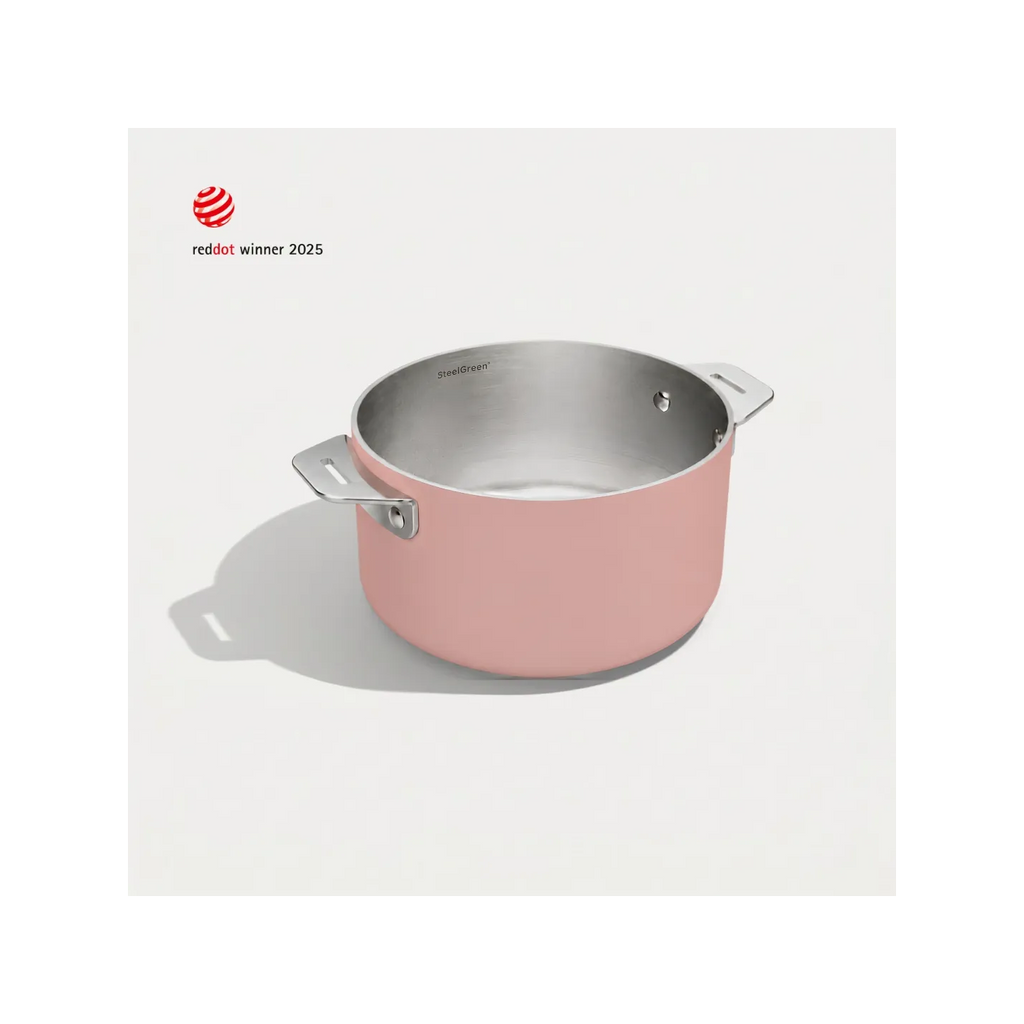 Merveilleuse casserole inox - Marshmallow Pink / 16 cm
