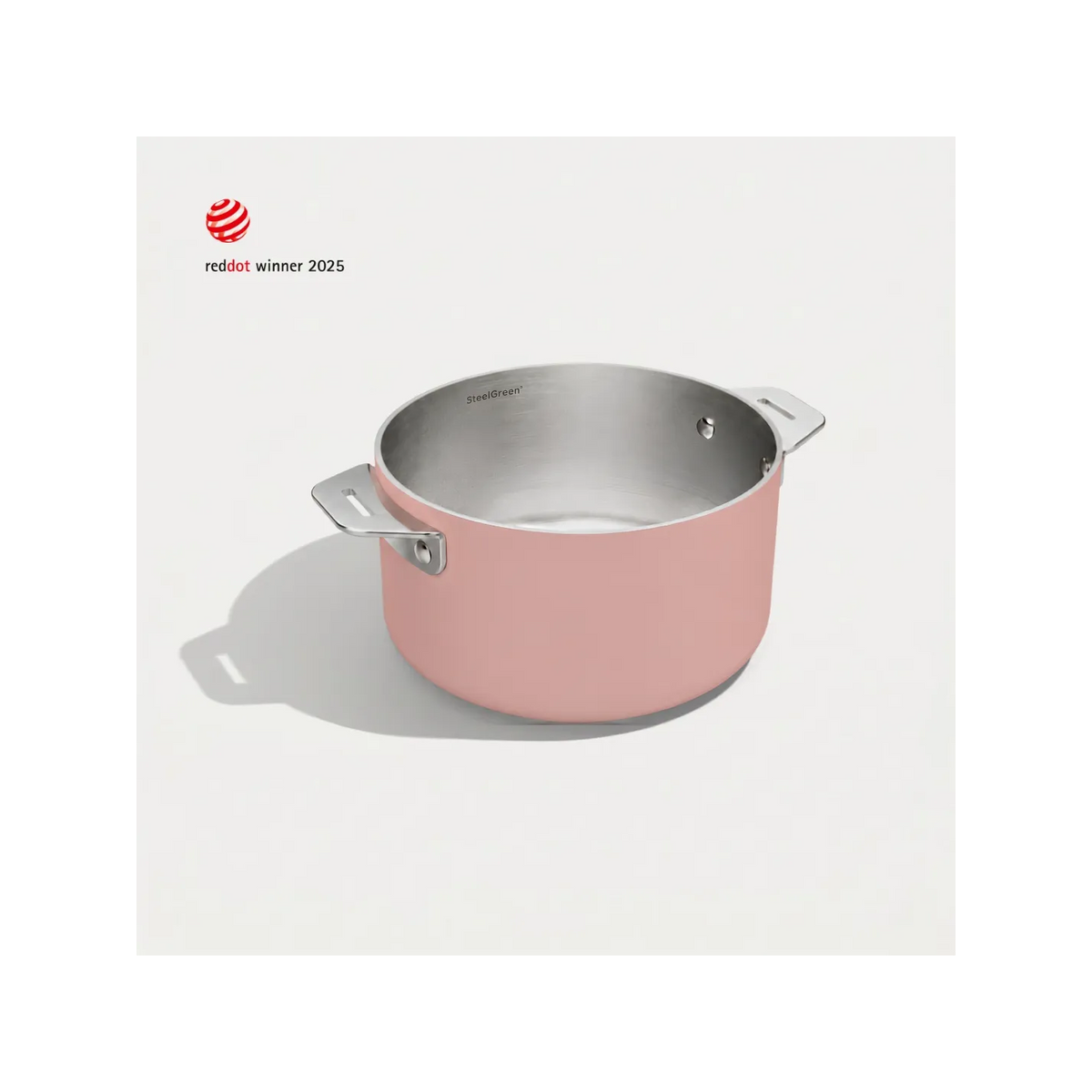 Merveilleuse casserole inox - Marshmallow Pink / 16 cm