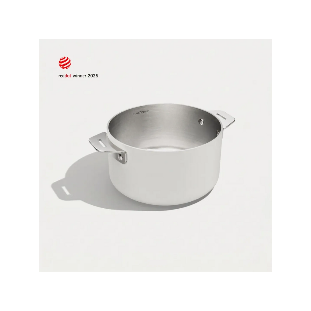 Merveilleuse casserole inox - Polar White / 16 cm