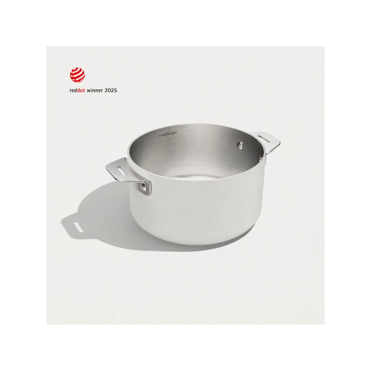 Merveilleuse casserole inox - Polar White / 16 cm