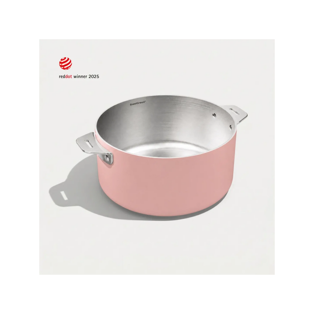 Merveilleuse casserole inox - Marshmallow Pink / 20 cm