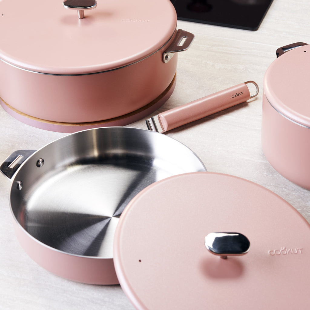 Merveilleuse poêle inox - Marshmallow Pink / 24 cm - image 2