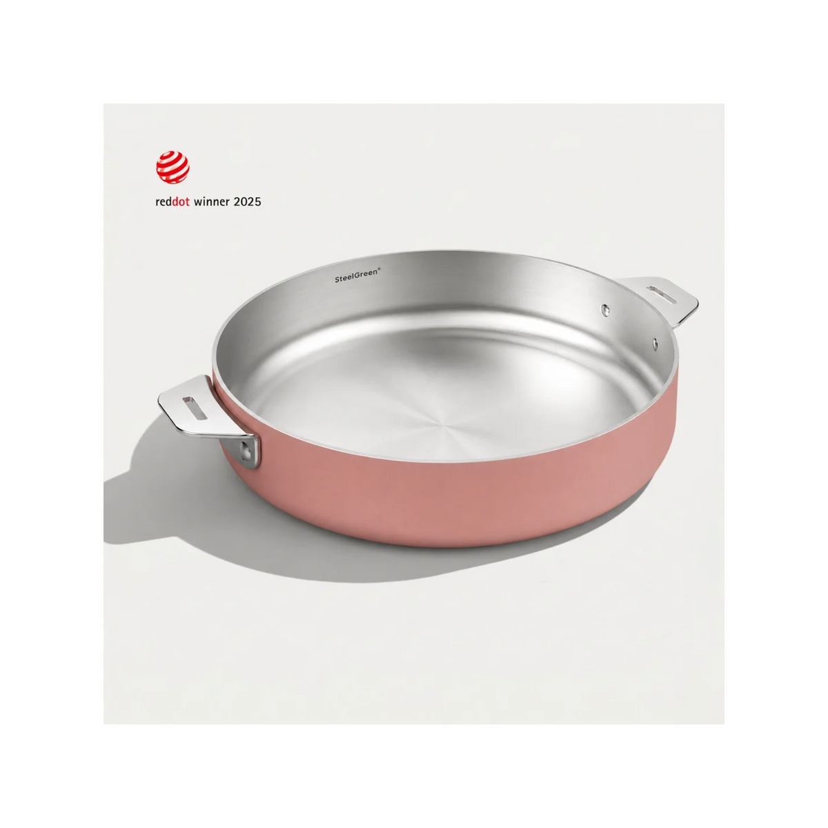 Merveilleuse poêle inox - Marshmallow Pink / 24 cm