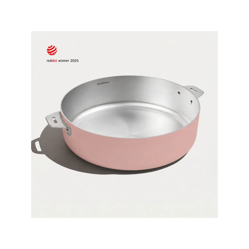 Merveilleuse sauteuse inox - Marshmallow Pink