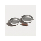 Lot 2 poêles inox - Édition miroir