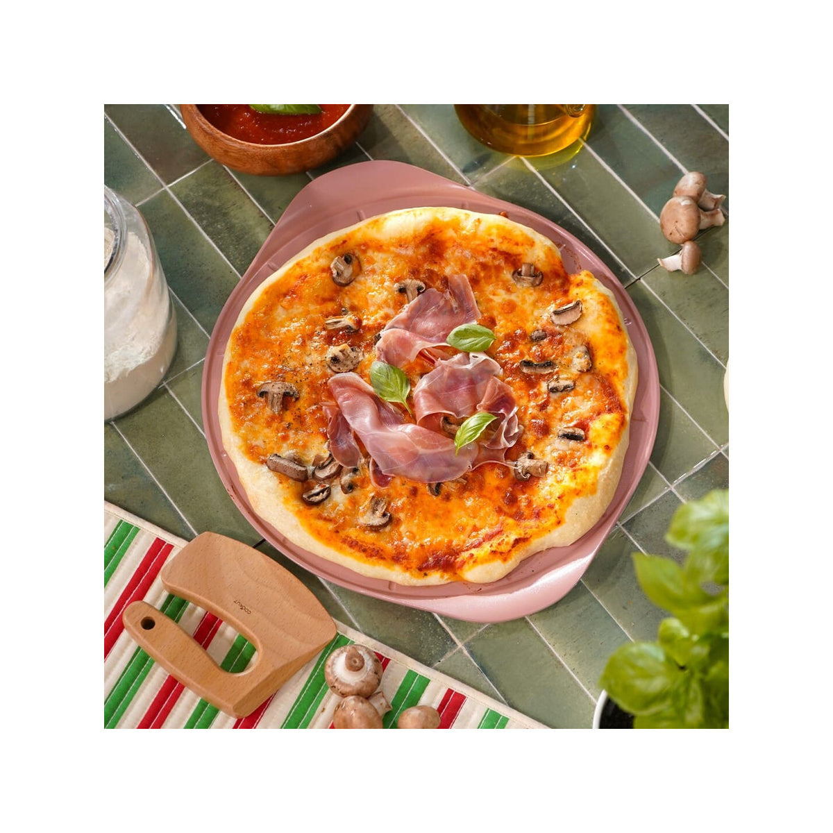 Le Formidable Plat à Pizza - Marshmallow Pink - image 3