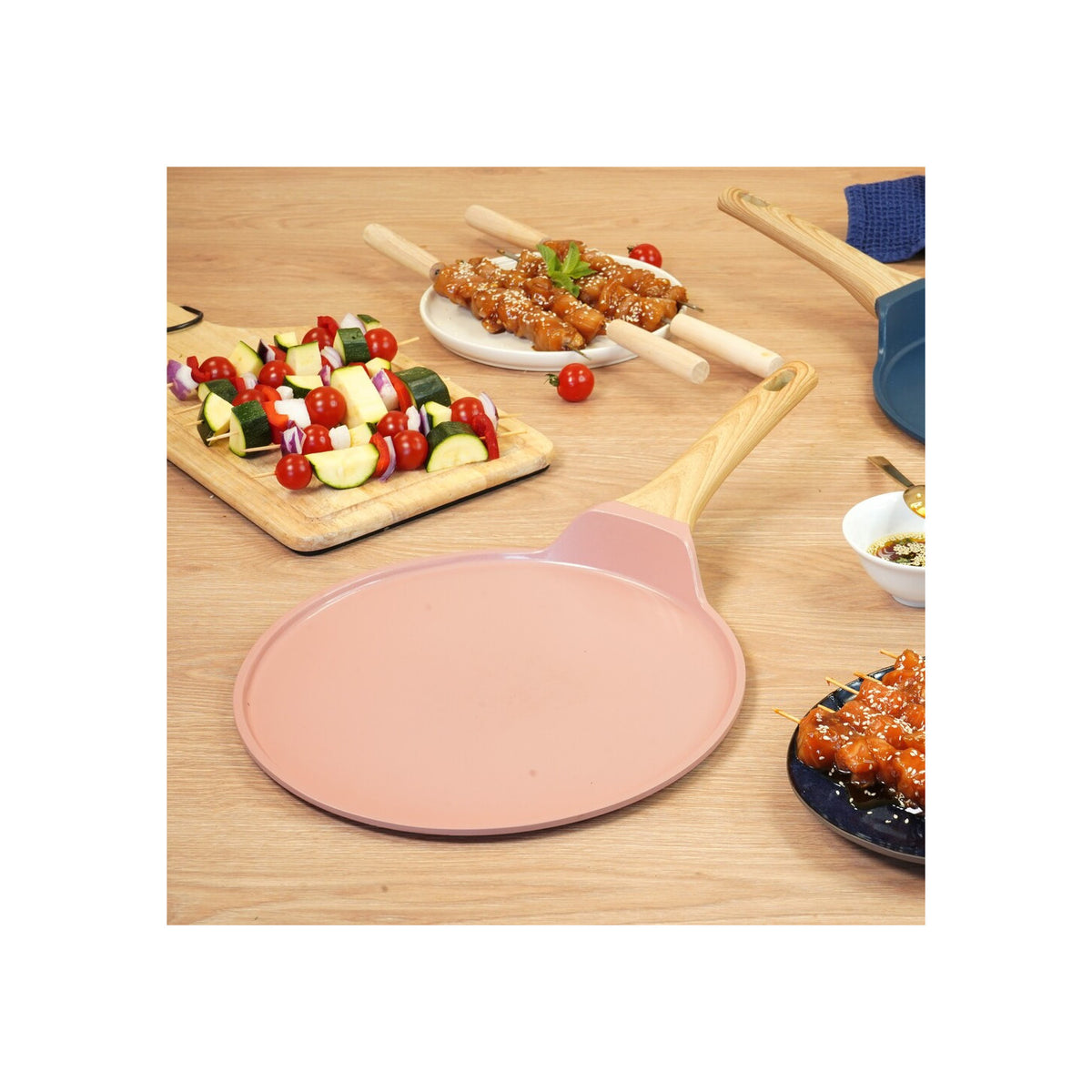 Poêle Plancha Crêpière - Marshmallow Pink - image 4