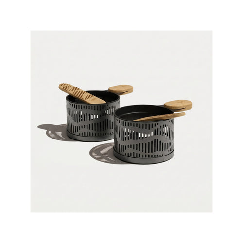 Coffret raclette à la bougie scintillante - Onyx