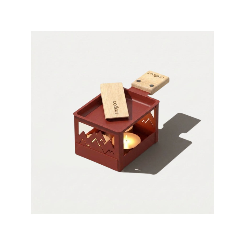 Raclette à la bougie pliable à l'unité - Passion Red