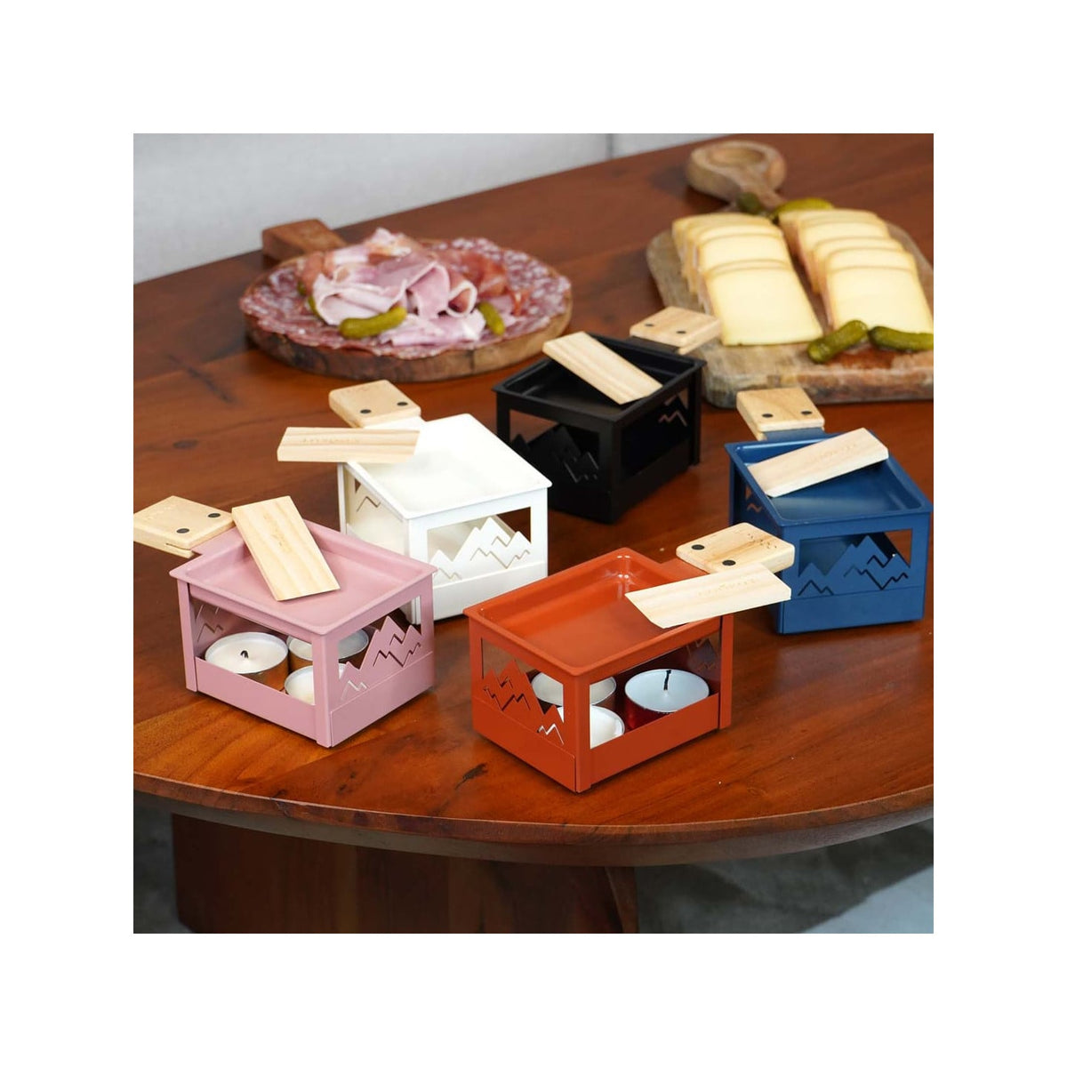 Raclette à la bougie pliable à l'unité - Marshmallow Pink - image 3